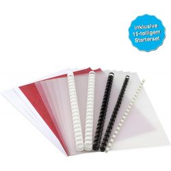 Perforatrice relieuse A4  avec consommable - Star binder - Peach