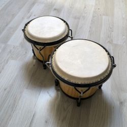 Percussion : paire de bongo / instrument / Tamtam